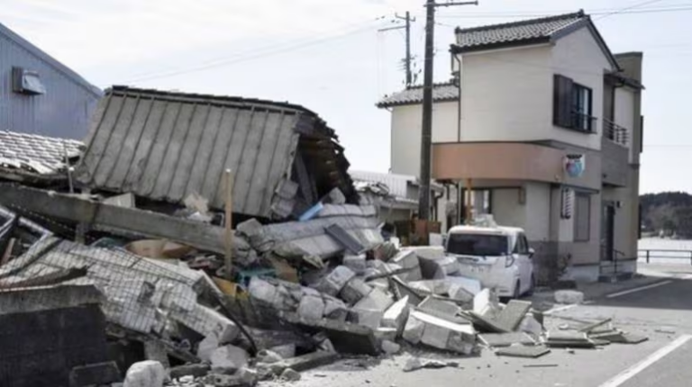 जापान में भूकंप से हुई घातक घटना का सच्चा दुखद