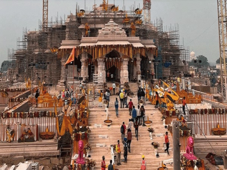 राम मंदिर अयोध्‍या की नई तस्‍वीरें