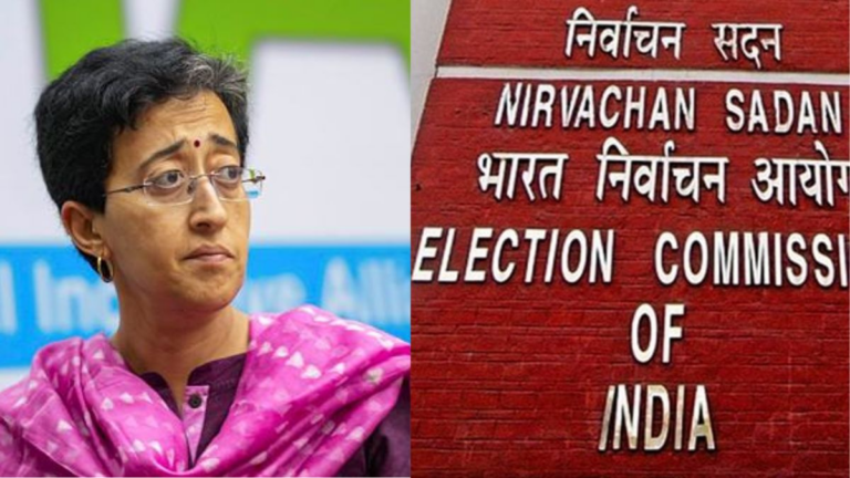 आतिशी को चुनाव आयोग ने भेजा नोटिस